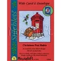 Mouseloft Christmas Post Robin Card Cross Stitch Kit