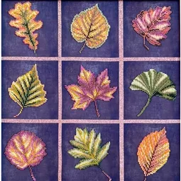 VDV Autumn Leaf Sampler Embroidery Kit