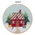 Image of Trimits Christmas Cottage Embroidery Kit