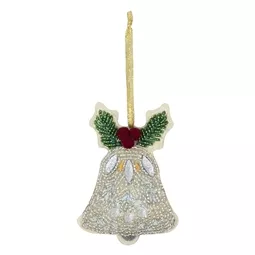 Trimits Beaded Bell Ornament Christmas Craft Kit