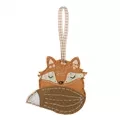 Image of Trimits Festive Fox Ornament Christmas Craft Kit