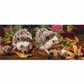 Image of Trimits Hedgehogs Cross Stitch Kit