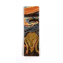 DMC The Scream Bookmark - E.Munch Cross Stitch Kit