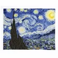 Image of DMC Starry Night - Van Gogh Cross Stitch Kit