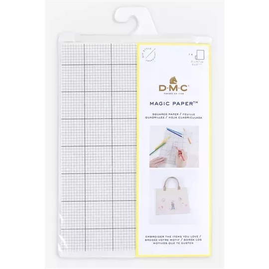 Image 1 of DMC A4 Grided Magic Paper 7 Count Accessory