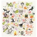 Image of Bothy Threads Countdown To Halloween Cross Stitch Kit