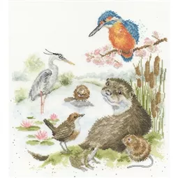 Bothy Threads The Water's Edge Cross Stitch Kit