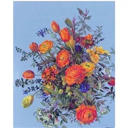 Merejka Sunlit Petals Cross Stitch Kit