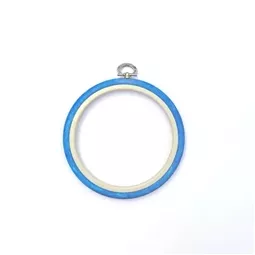 Nurge Flexi Hoop Round 9.5cm - Blue Embroidery Hoop Accessory