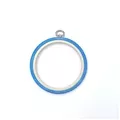 Image of Nurge Round Flexi Embroidery Hoop - 9.5cm - Blue