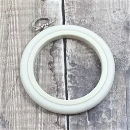 Nurge Flexi Hoop Round 9.5cm - White Embroidery Hoop Accessory