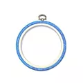 Image of Nurge Round Flexi Embroidery Hoop - 13.5cm - Blue