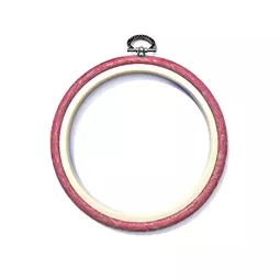 Nurge Flexi Hoop Round 13.5cm - Red Embroidery Hoop Accessory