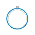 Image of Nurge Round Flexi Embroidery Hoop - 17cm - Blue