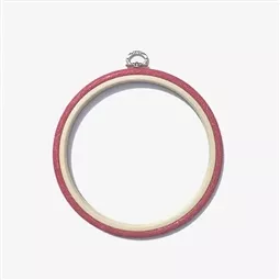 Nurge Flexi Hoop Round 17cm - Red Embroidery Hoop Accessory