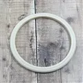 Image of Nurge Round Flexi Embroidery Hoop - 17cm - White
