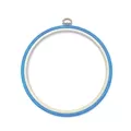 Image of Nurge Round Flexi Embroidery Hoop - 20.5cm - Blue