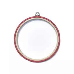 Nurge Flexi Hoop Round 20.5cm - Red Embroidery Hoop Accessory