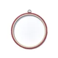 Image of Nurge Round Flexi Embroidery Hoop - 20.5cm - Red