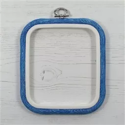 Nurge Flexi Hoop Square 12.5 x 14.5cm - Blue Embroidery Hoop Accessory
