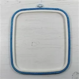 Nurge Flexi Hoop Square 23 x 25cm - Blue Embroidery Hoop Accessory