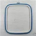 Image of Nurge Square (Rectangular) Flexi Embroidery Hoop - 23 x 25cm - Blue