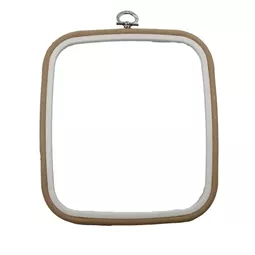 Nurge Flexi Hoop Square 23 x 25cm - Sand Embroidery Hoop Accessory