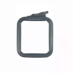Nurge Square Plastic Hoop 11 x 9.5cm - Grey Embroidery Hoop Accessory