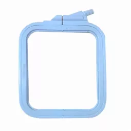 Nurge Square Plastic Hoop 11 x 9.5cm - Blue Embroidery Hoop Accessory
