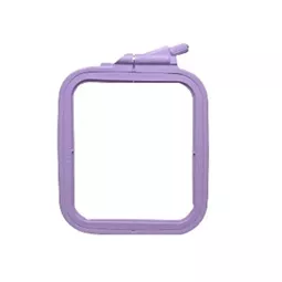 Nurge Square Plastic Hoop 11 x 9.5cm - Lilac Embroidery Hoop Accessory
