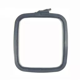 Nurge Square Plastic Hoop 19.5 x 22cm - Grey Embroidery Hoop Accessory