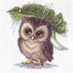 Aine Raindrop Owl Cross Stitch Kit