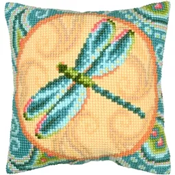 Vervaco Dragonfly Circle Cushion Cross Stitch Kit