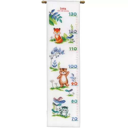 Vervaco Wave from the Woods Height Chart Cross Stitch Kit