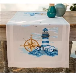 Vervaco Nautical Tablerunner Cross Stitch Kit