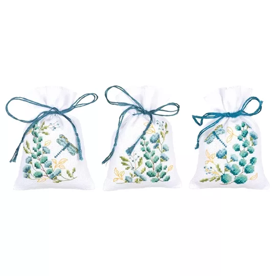 Vervaco In Nature Bags Set of 3 Cross Stitch Kit