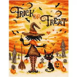 Vervaco Trick or Treat Cross Stitch Kit