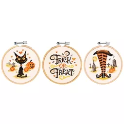 Vervaco Halloween Miniatures Cross Stitch Kit
