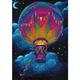 RIOLIS Hot Air Balloon Cross Stitch Kit