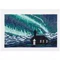 Image of Permin Church in Northern Lights Christmas Cross Stitch Kit
