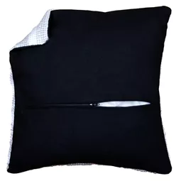 Vervaco Cushion back with zipper - black set of 2 Accessory