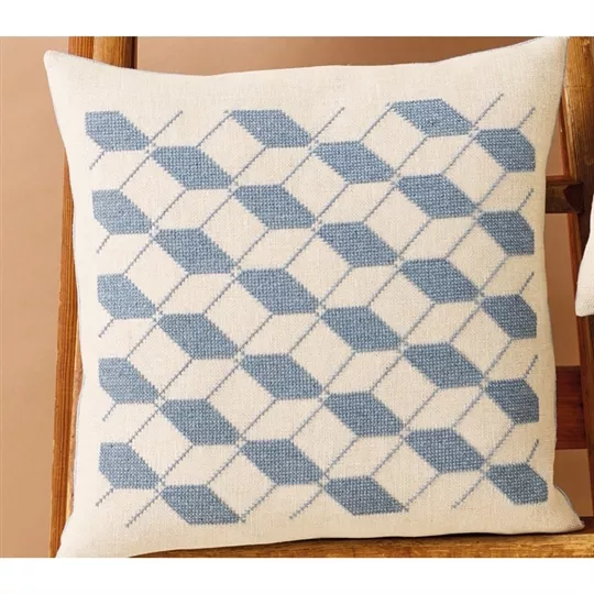 Photo 4 of Permin 3 Designs Pattern Cushion Cross Stitch Kit Image 4 of Permin 3 Designs Pattern Cushion Cross Stitch Kit