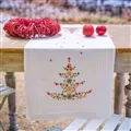 Image of Vervaco Christmas Tree Runner Embroidery Kit