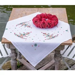 Vervaco Christmas Tree Tablecloth Embroidery Kit