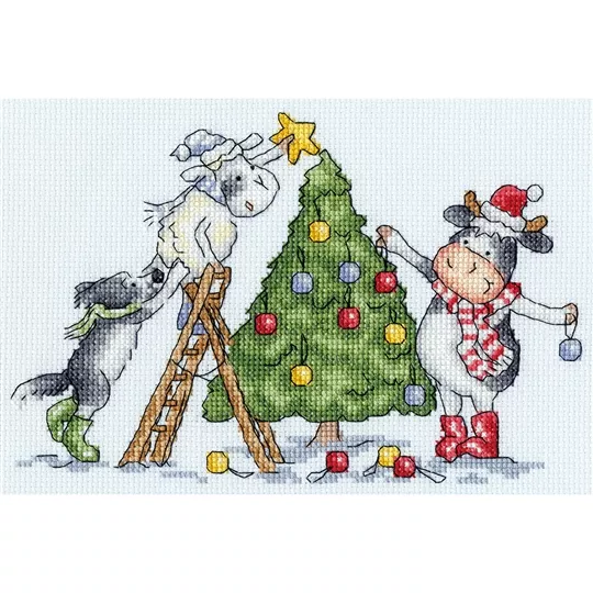 Bothy Threads Reach for the Star Christmas Cross Stitch Kit