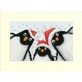 Image of Bothy Threads Penguin Selfie Christmas Cross Stitch Kit