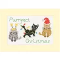 Image of Bothy Threads Purrfect Christmas Cross Stitch Kit
