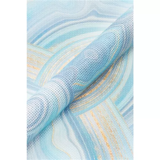 DMC 14 Count Printed Aida Blue Agate Small Fabric