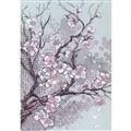 Image of RIOLIS Plum Blossom Blackwork Cross Stitch Kit