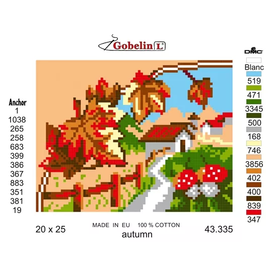 Image 1 of Gobelin-L Four Seasons - Autumn Tapestry Kits